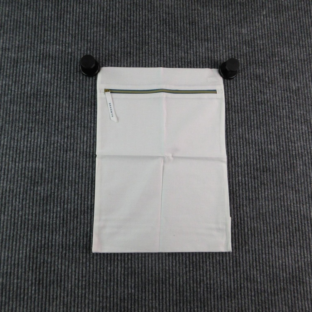 BRANWYN Laundry Bag Cotton Small Travel Friendly White Adults Solid NWT